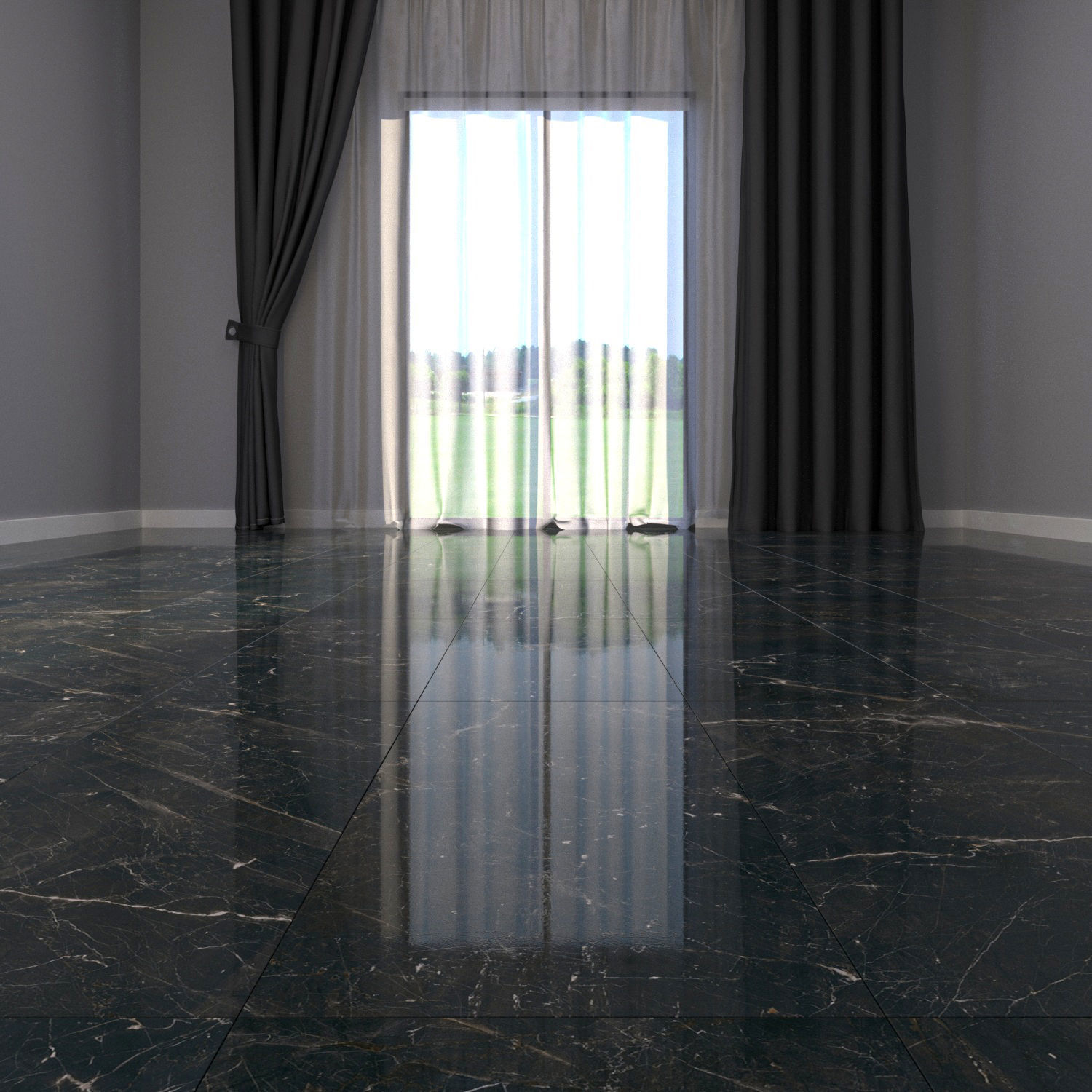 Marble Floor Carelia Black Set 2 Texture_4