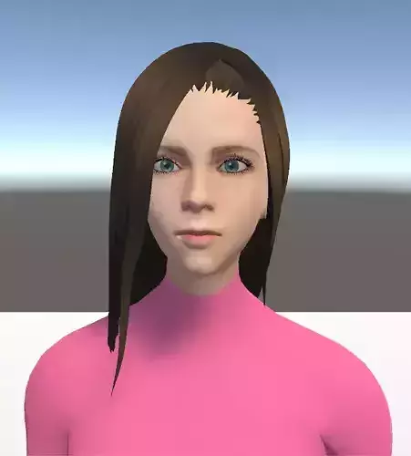 Unity Humanoid Model Female 004 Free 3D model