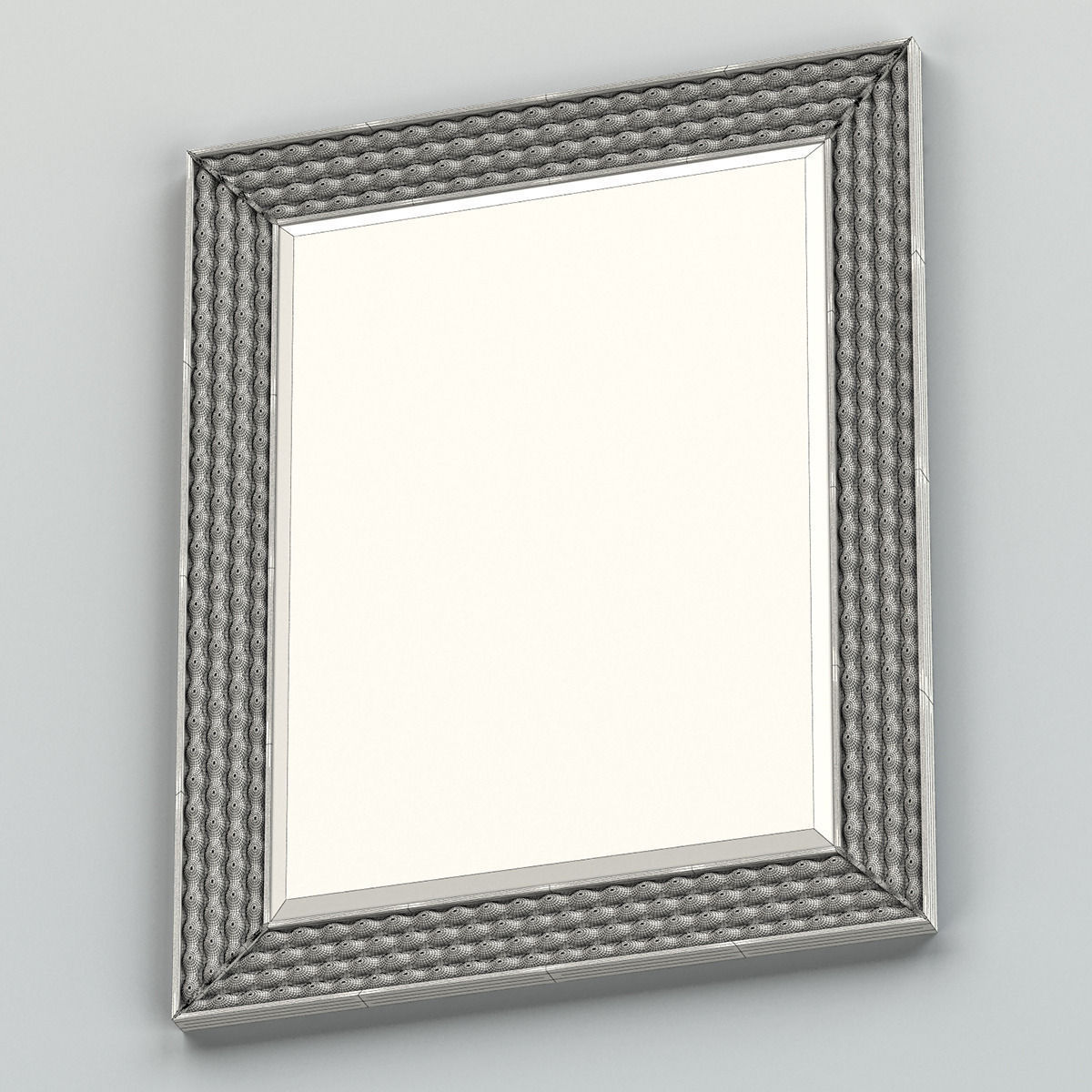 Rectangle mirror frame 008 3D model_8