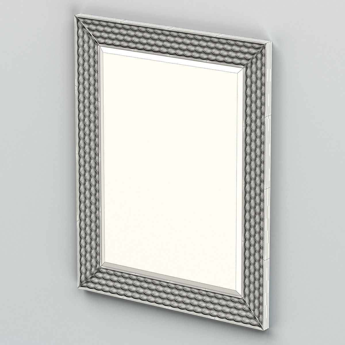 Rectangle mirror frame 008 3D model_7