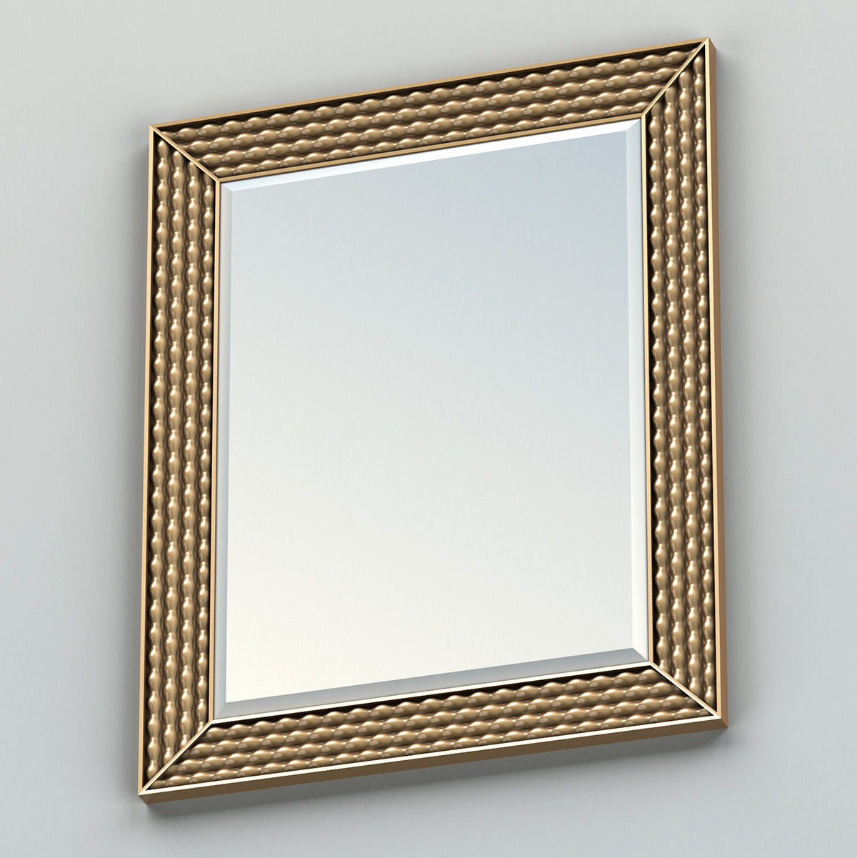 Rectangle mirror frame 008 3D model_3