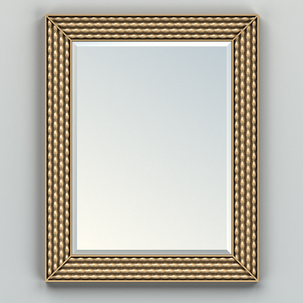 Rectangle mirror frame 008 3D model_1