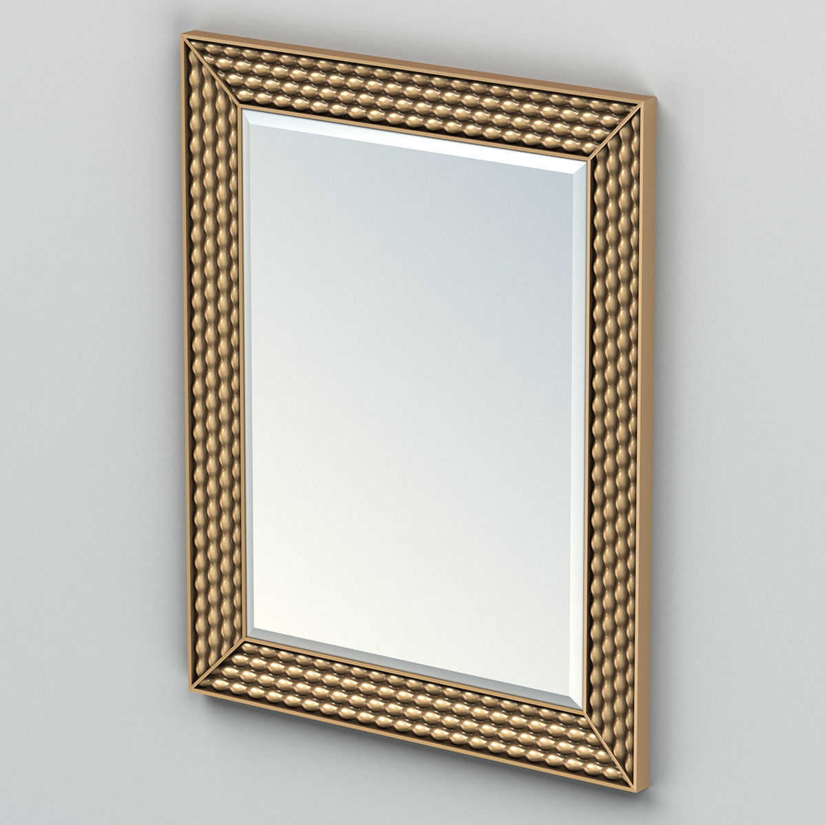 Rectangle mirror frame 008 3D model_2