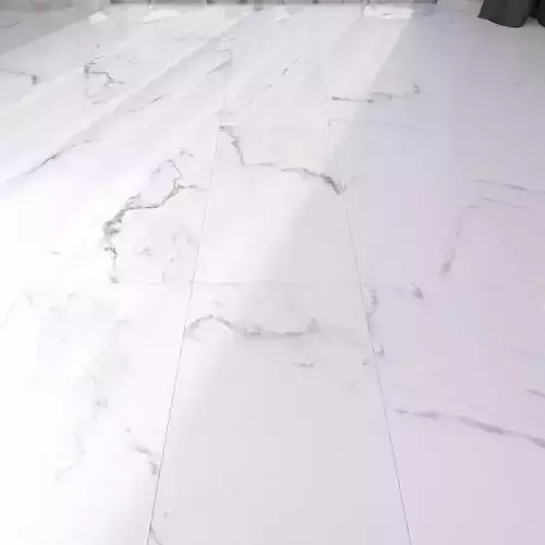 Marble Floor Classic Calacatta White Set 2