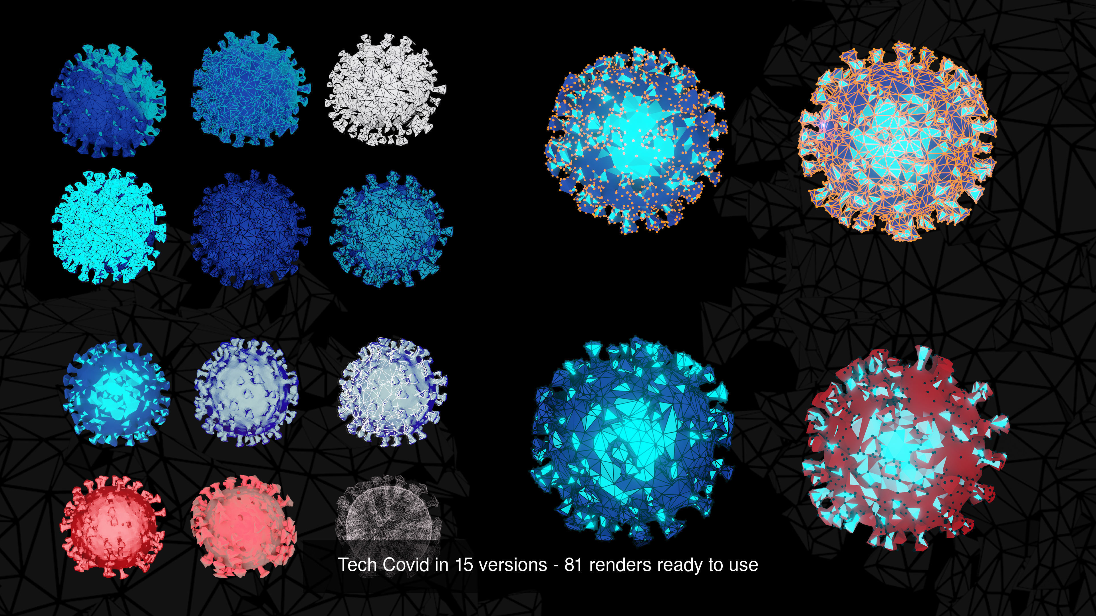 coronavirus collection coronaviruses in shapes and sizes _3
