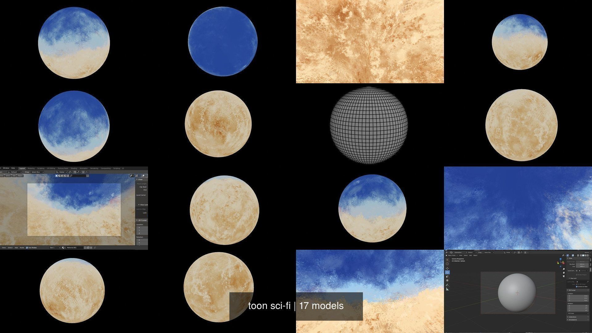 toon sci-fi 3D Model Collection_16