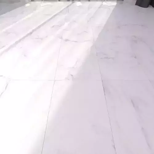 Marble Floor Classic Carrara White Set 3 Texture
