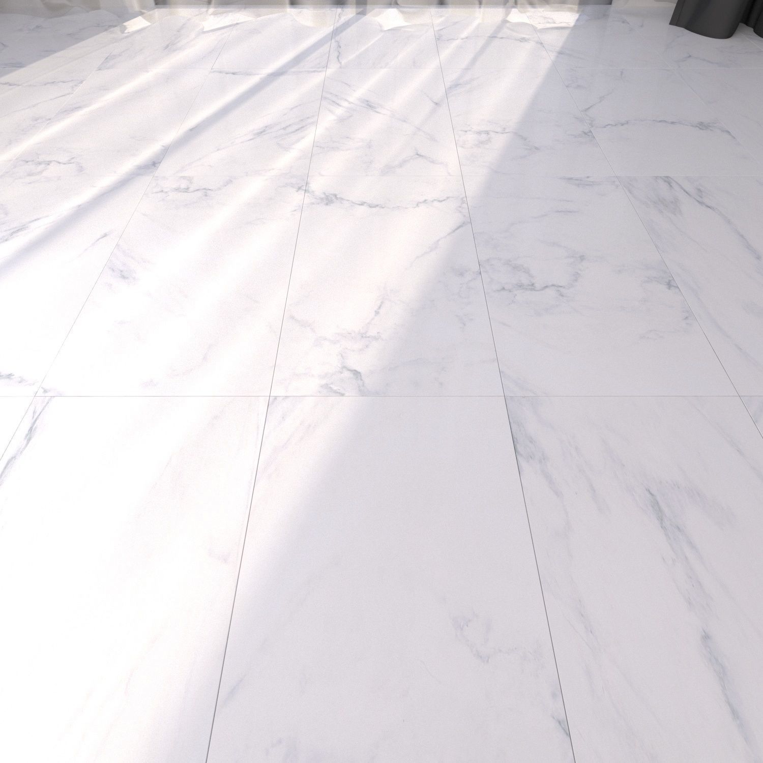 Marble Floor Classic Carrara White Set 3 Texture_4