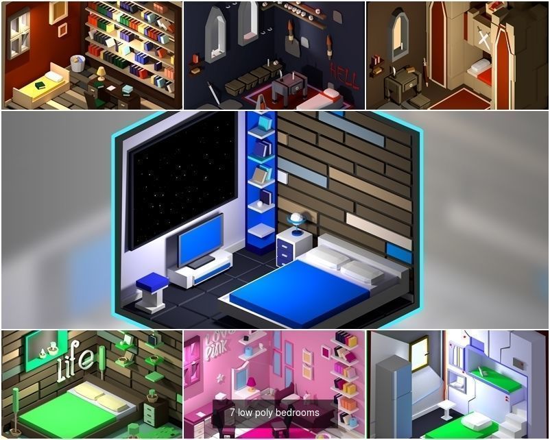 low toon worlds 3D Model Collection_11