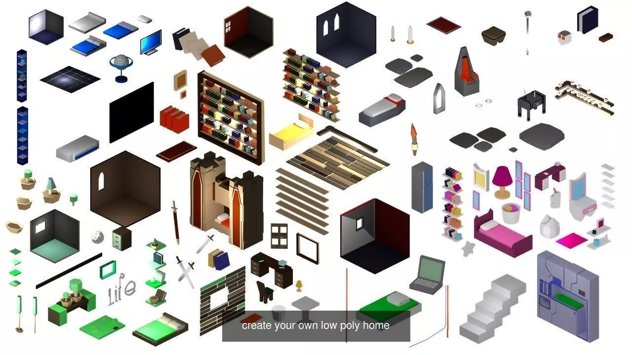 low toon worlds 3D Model Collection_0