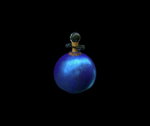 Alchemist  potion Low-poly 3D model