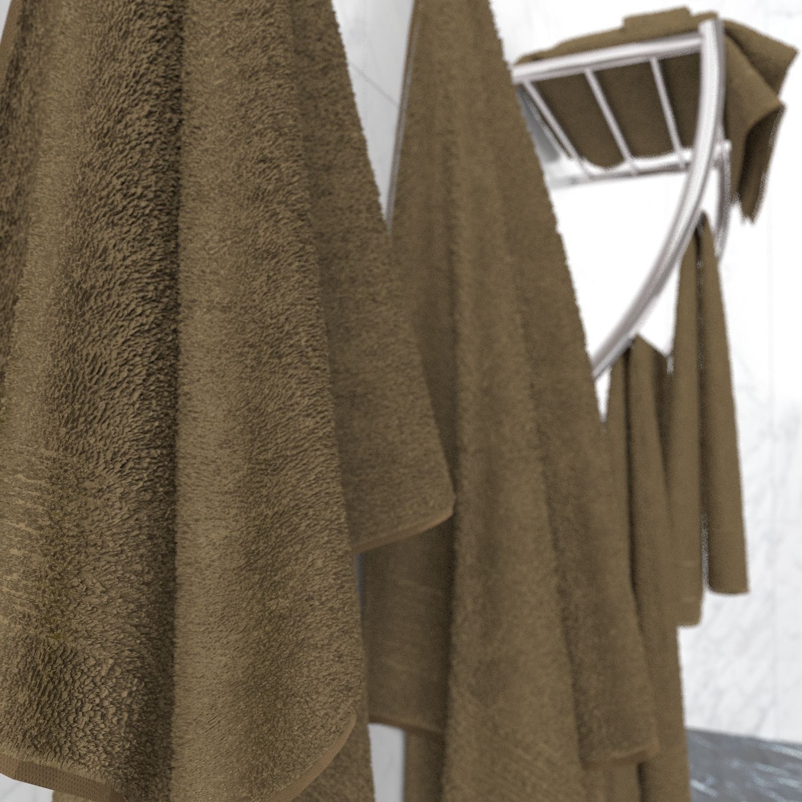 Towels 3D model_3