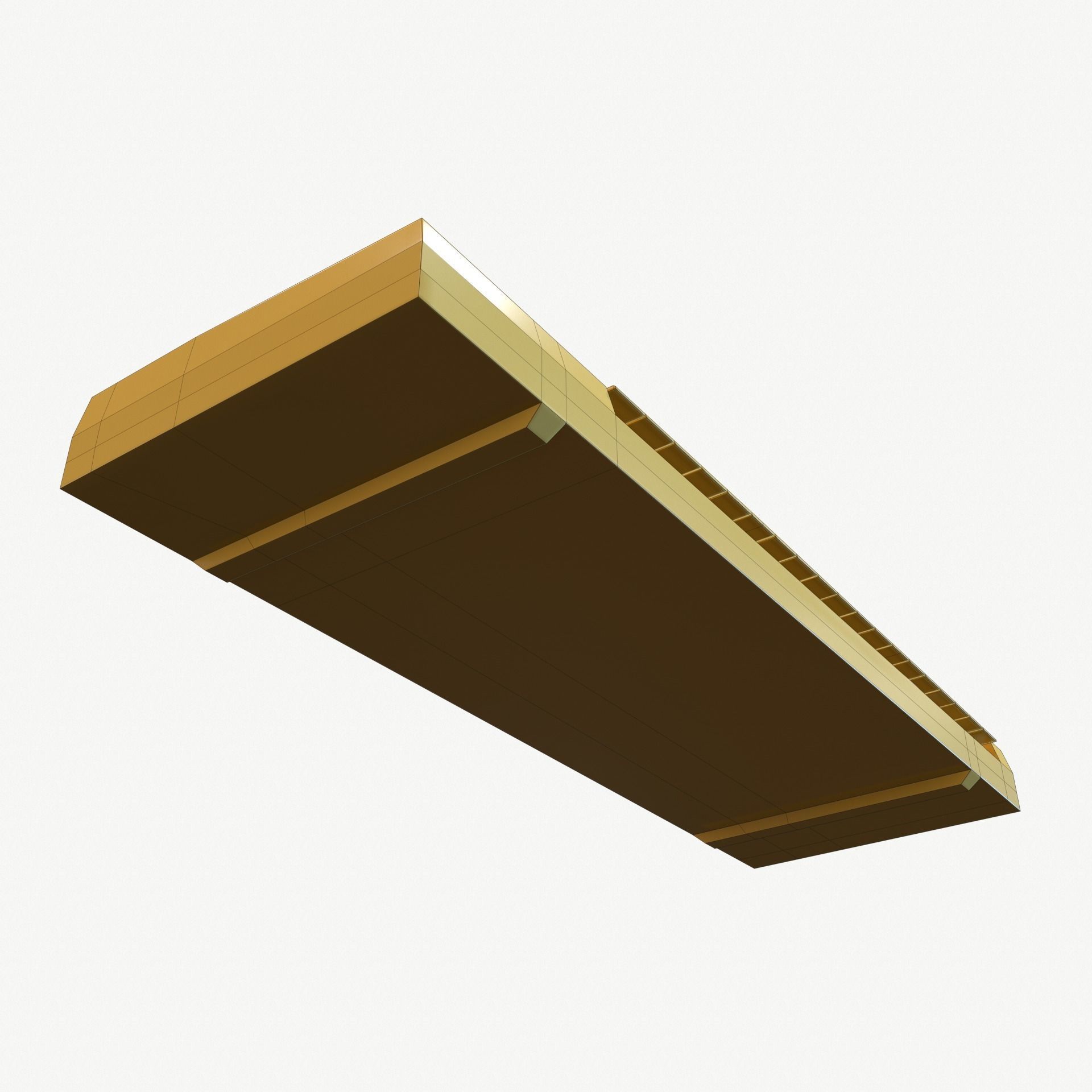 Synthesizer PBR Low Poly electronic keyboard Low-poly 3D model_17