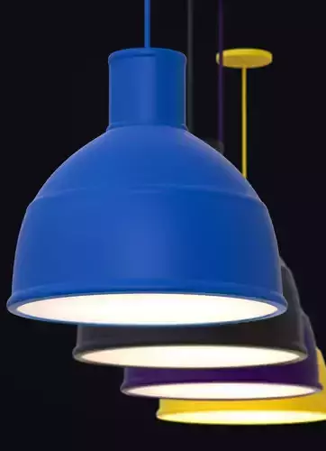 Muuto Unfold Hanging Lamp 3D model