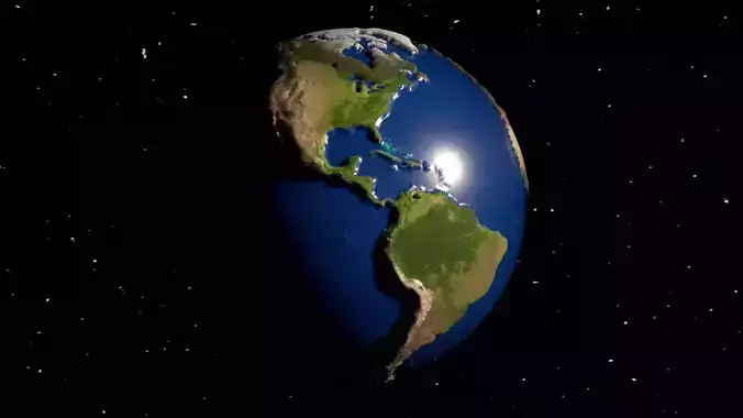 Human Planet Earth Free 3D model