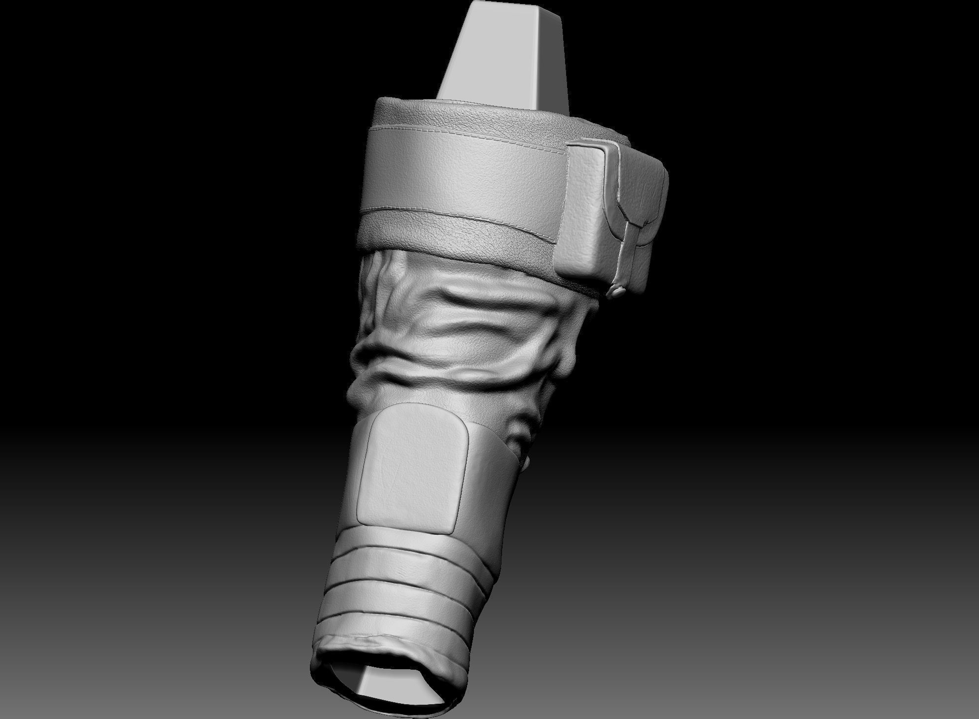 The Mandalorian Figure - 1-6th Scale 3D print model_27