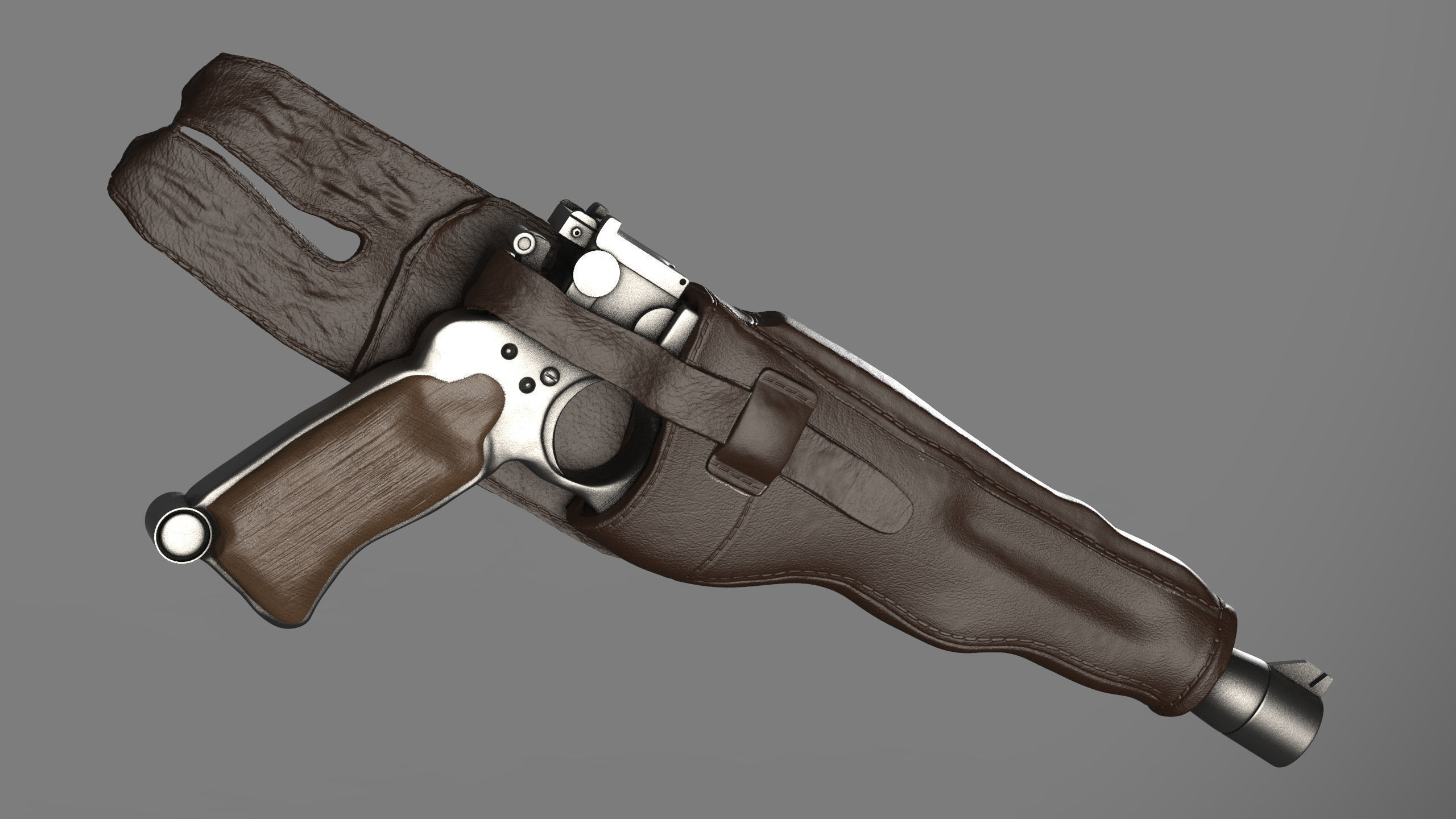 The Mandalorian Figure - 1-6th Scale 3D print model_16