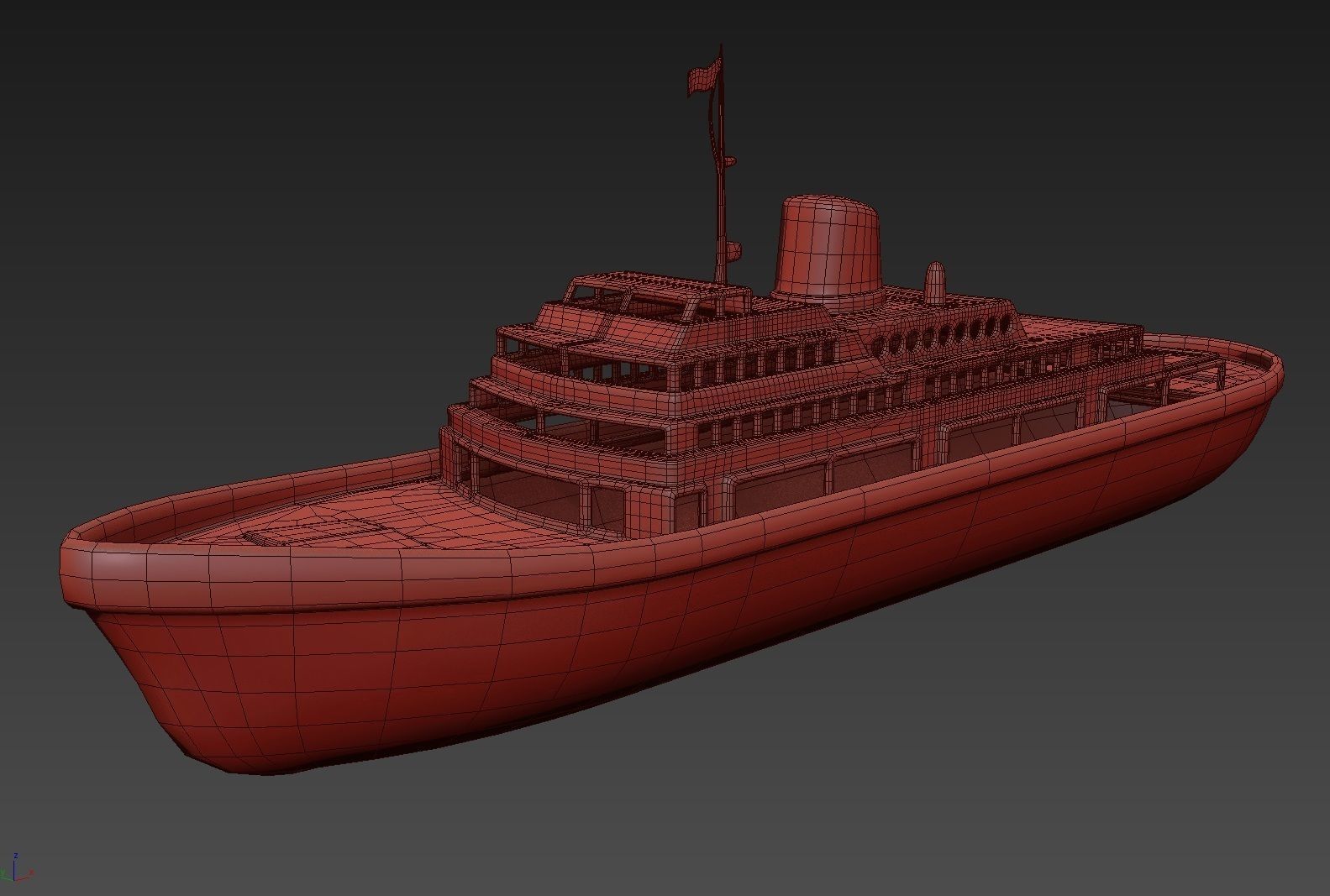 Toy Ship 1 3D model_9
