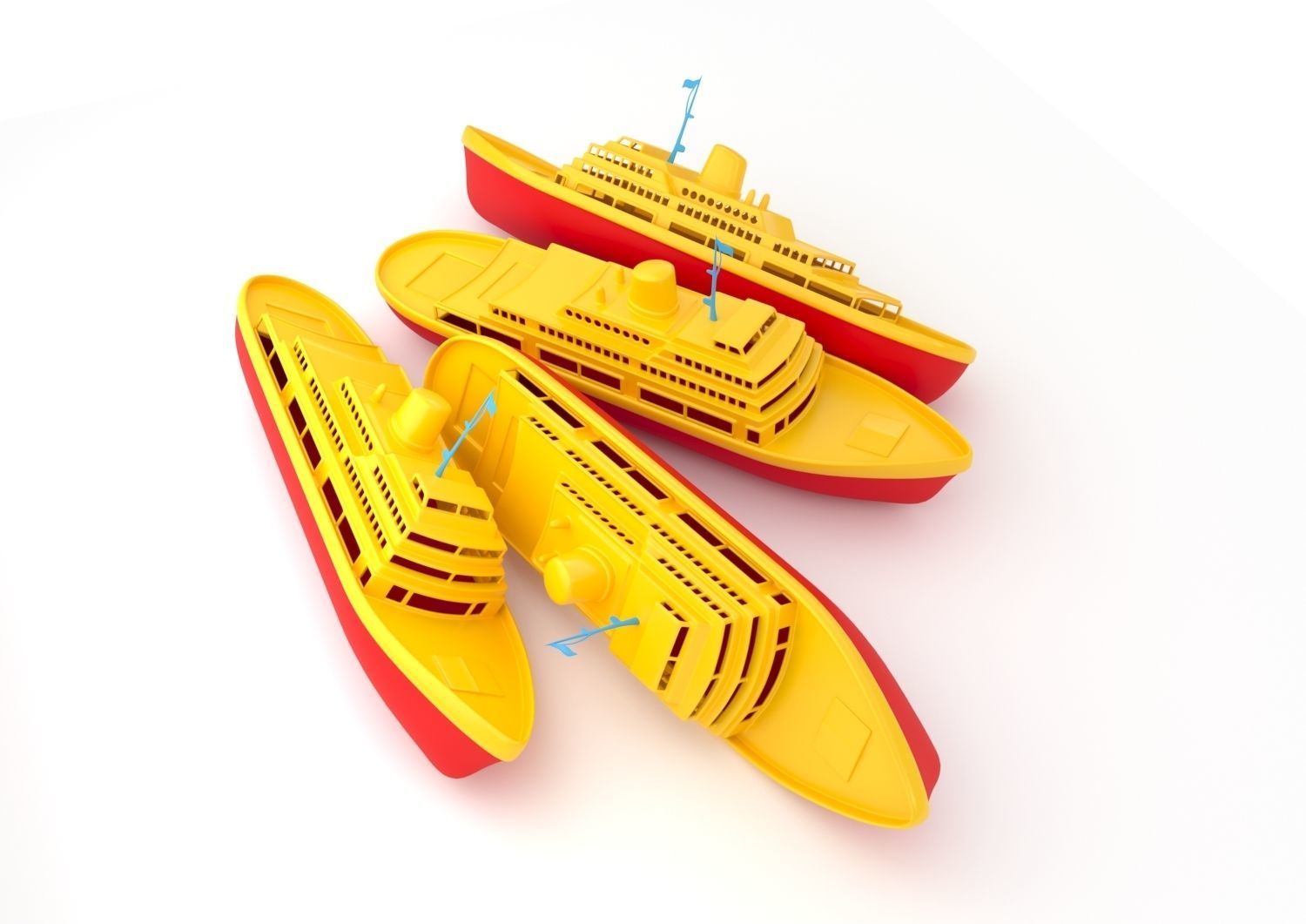 Toy Ship 1 3D model_1