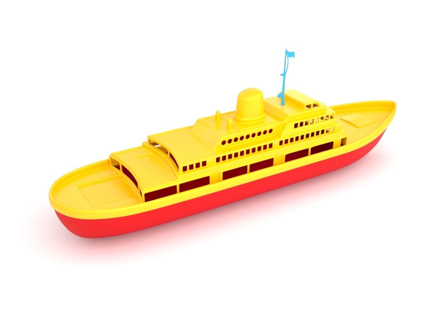 Toy Ship 1 3D model_4