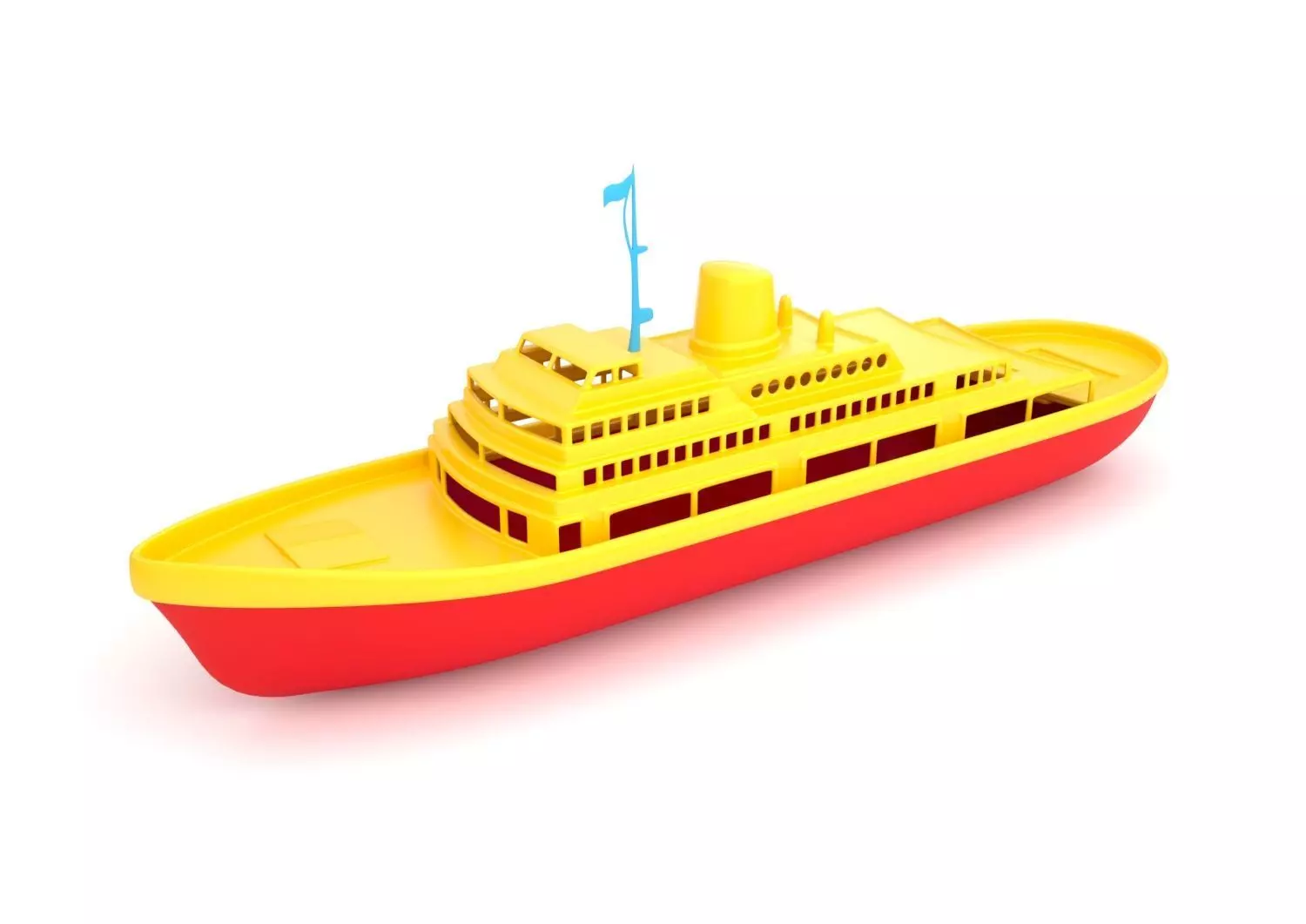 Toy Ship 1 3D model_0