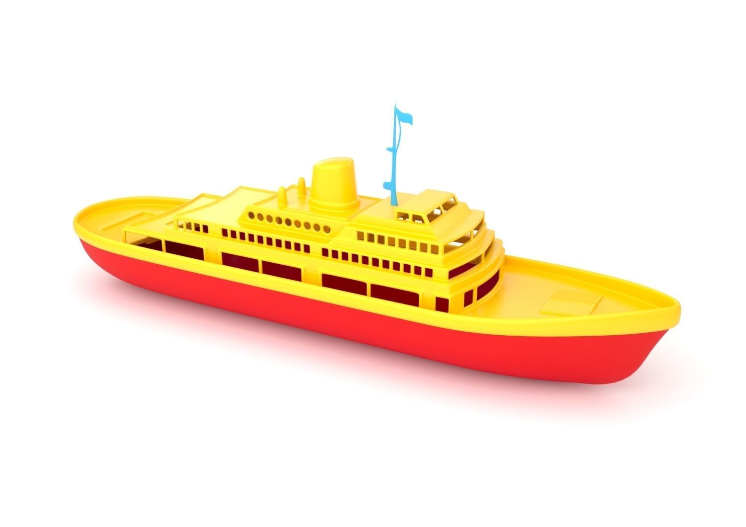 Toy Ship 1 3D model_6