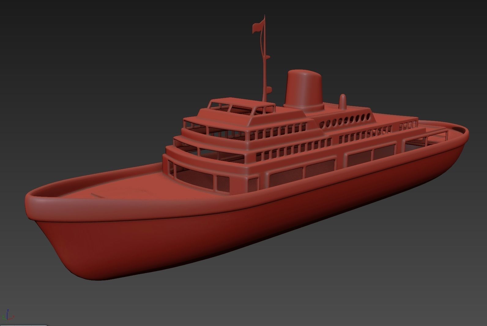 Toy Ship 1 3D model_7