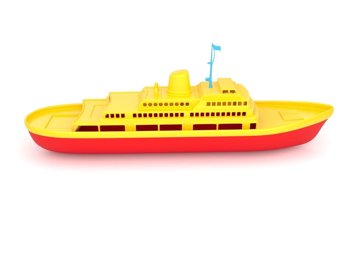 Toy Ship 1 3D model_5