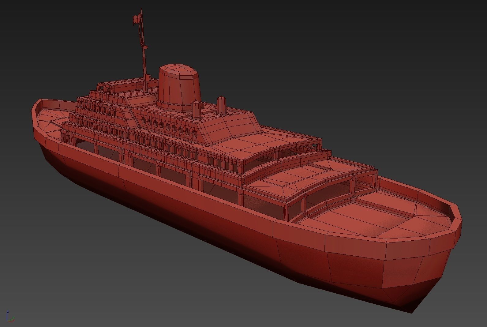 Toy Ship 1 3D model_12