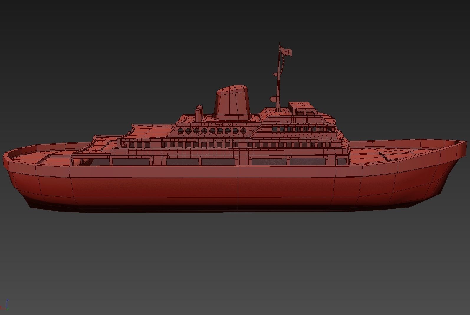 Toy Ship 1 3D model_16