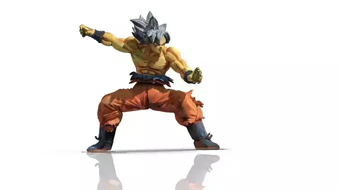 Goku Ultra Instinct Surfing Pose