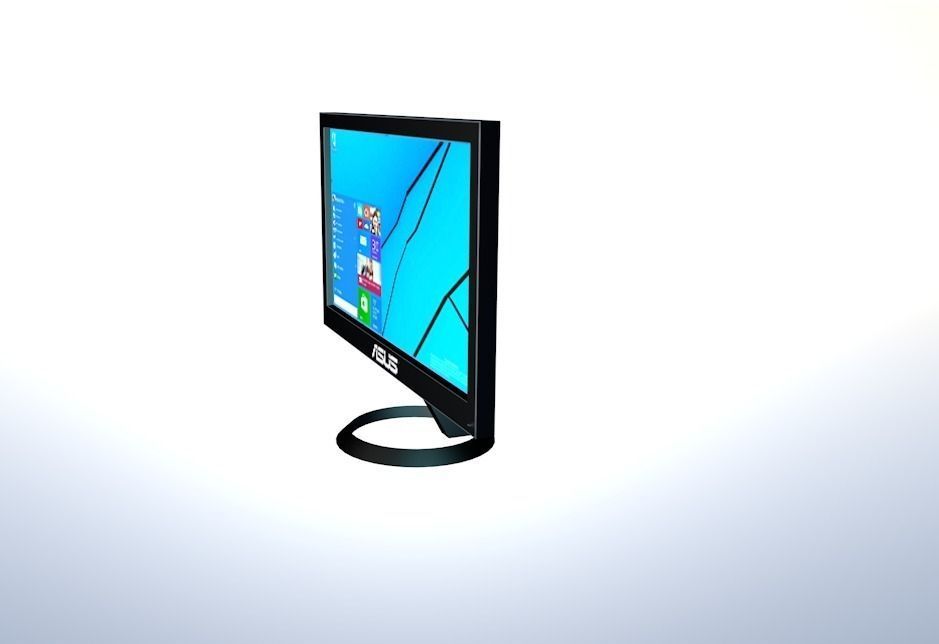 Asus LED Monitor by Zahidul Haque Tipu Free 3D model