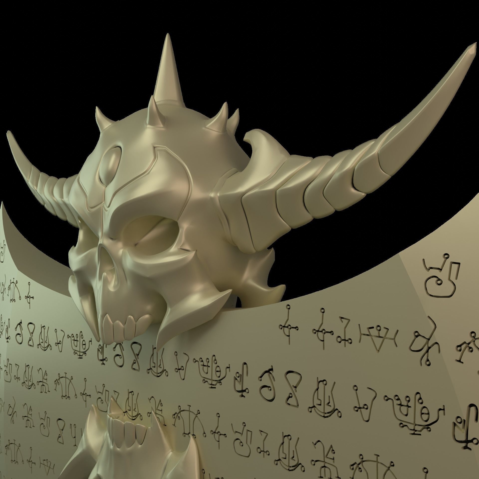 The Marauder Axe Doom Eternal 3D print model_2