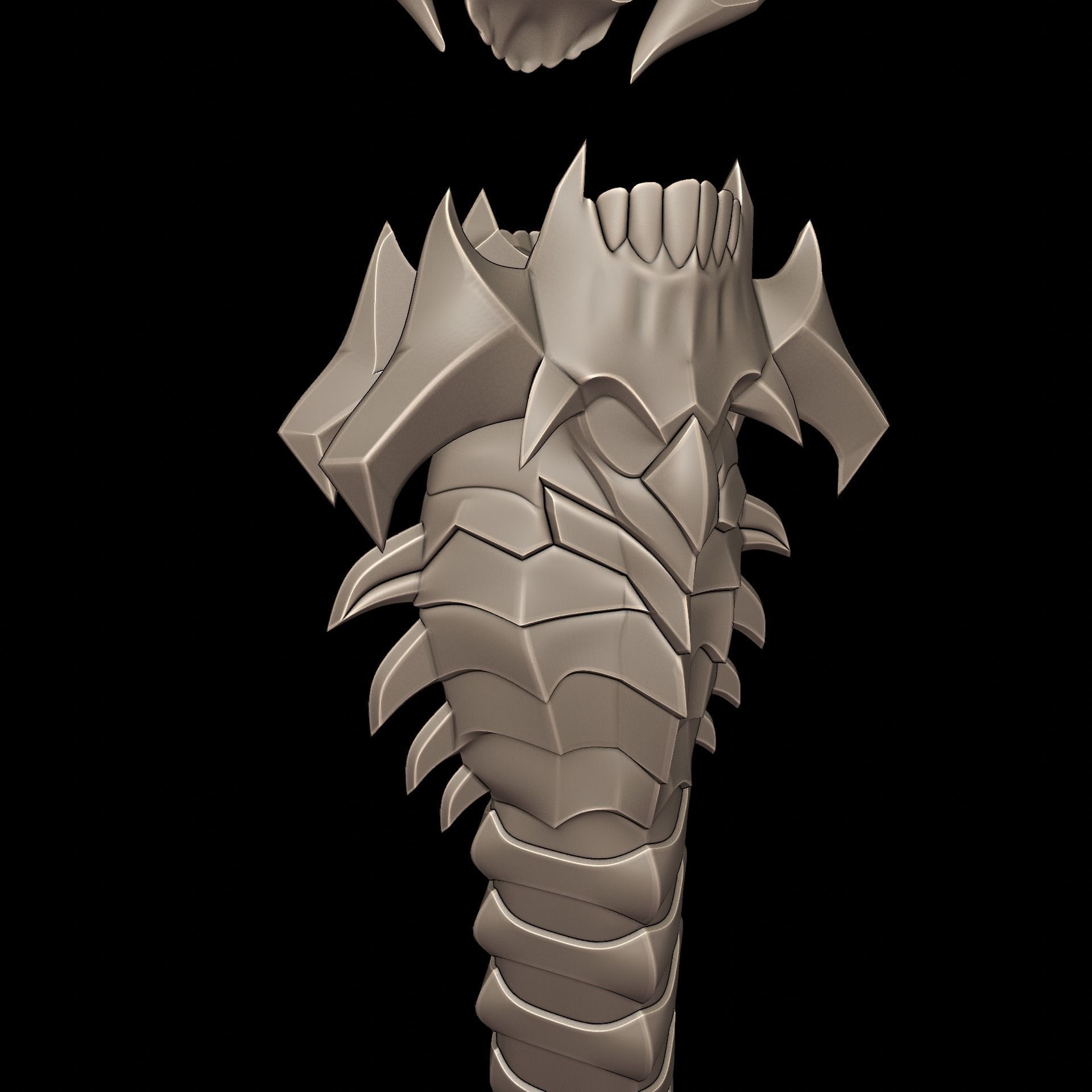 The Marauder Axe Doom Eternal 3D print model_8