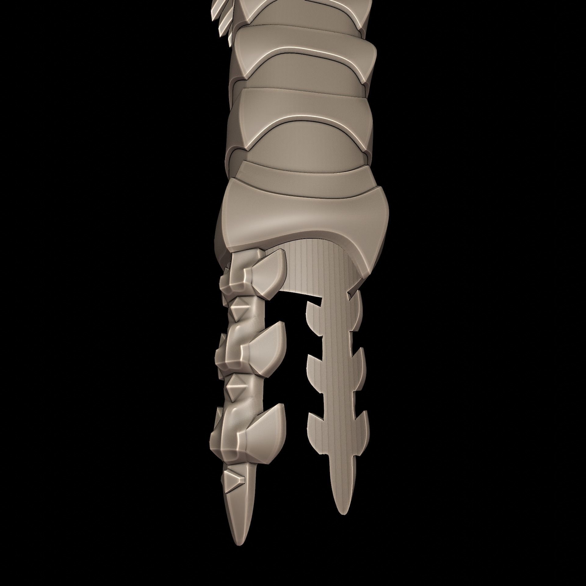 The Marauder Axe Doom Eternal 3D print model_7