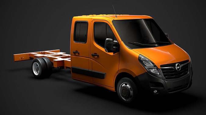 Opel Movano CrewCab DW E30 Chassis 2020 3D model