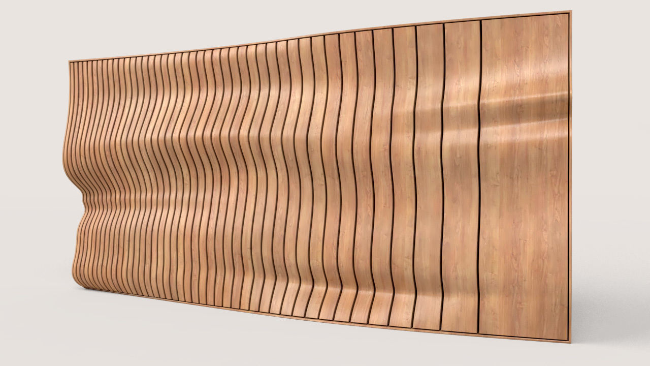 Parametric Wall 02 3D model_1