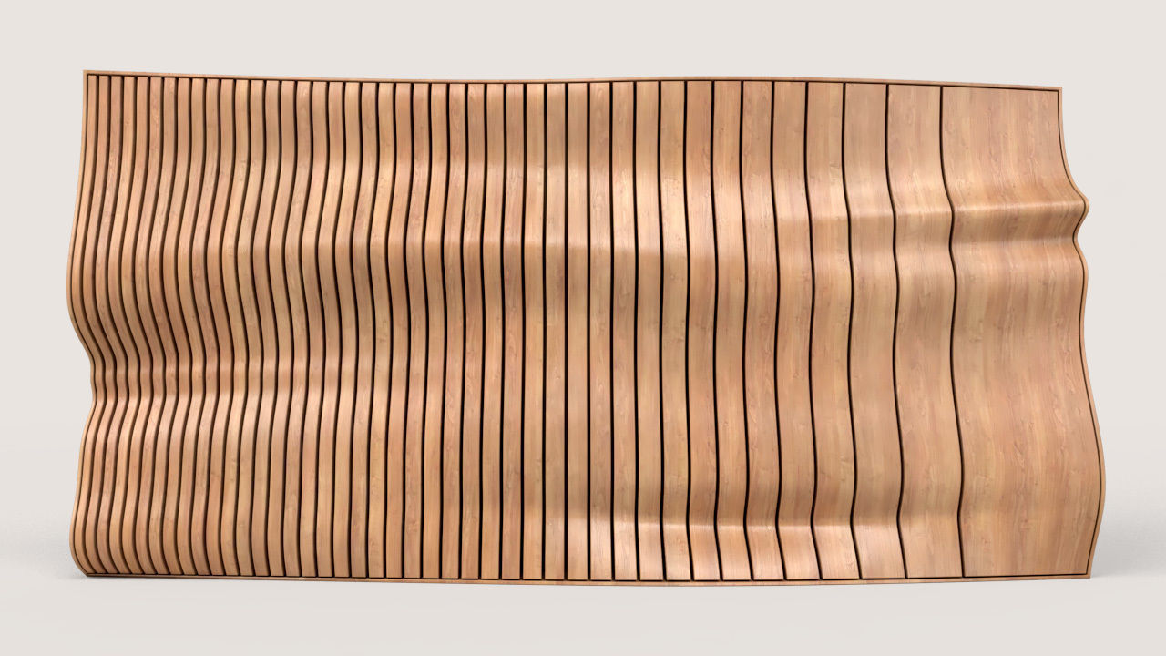 Parametric Wall 02 3D model_2