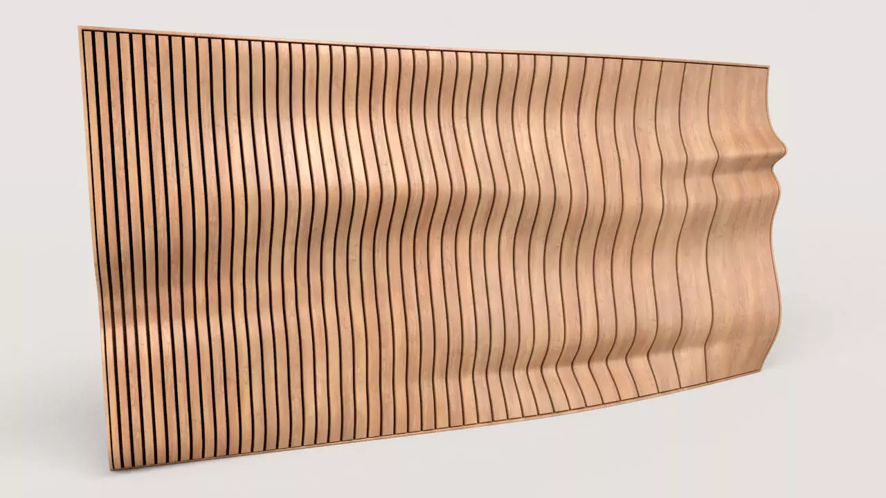 Parametric Wall 02 3D model_0