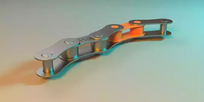 chain 3D model chain 3D model