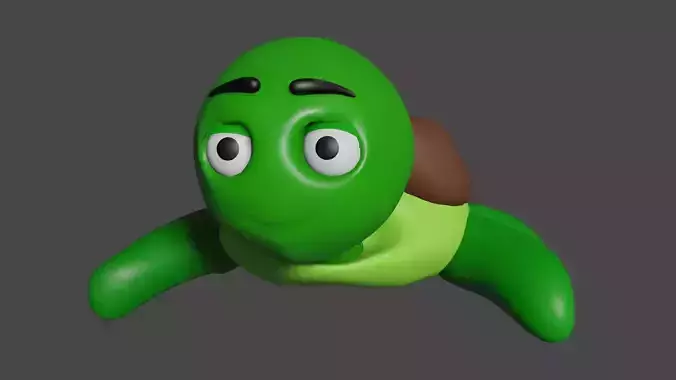 Turtle Rigged Blender