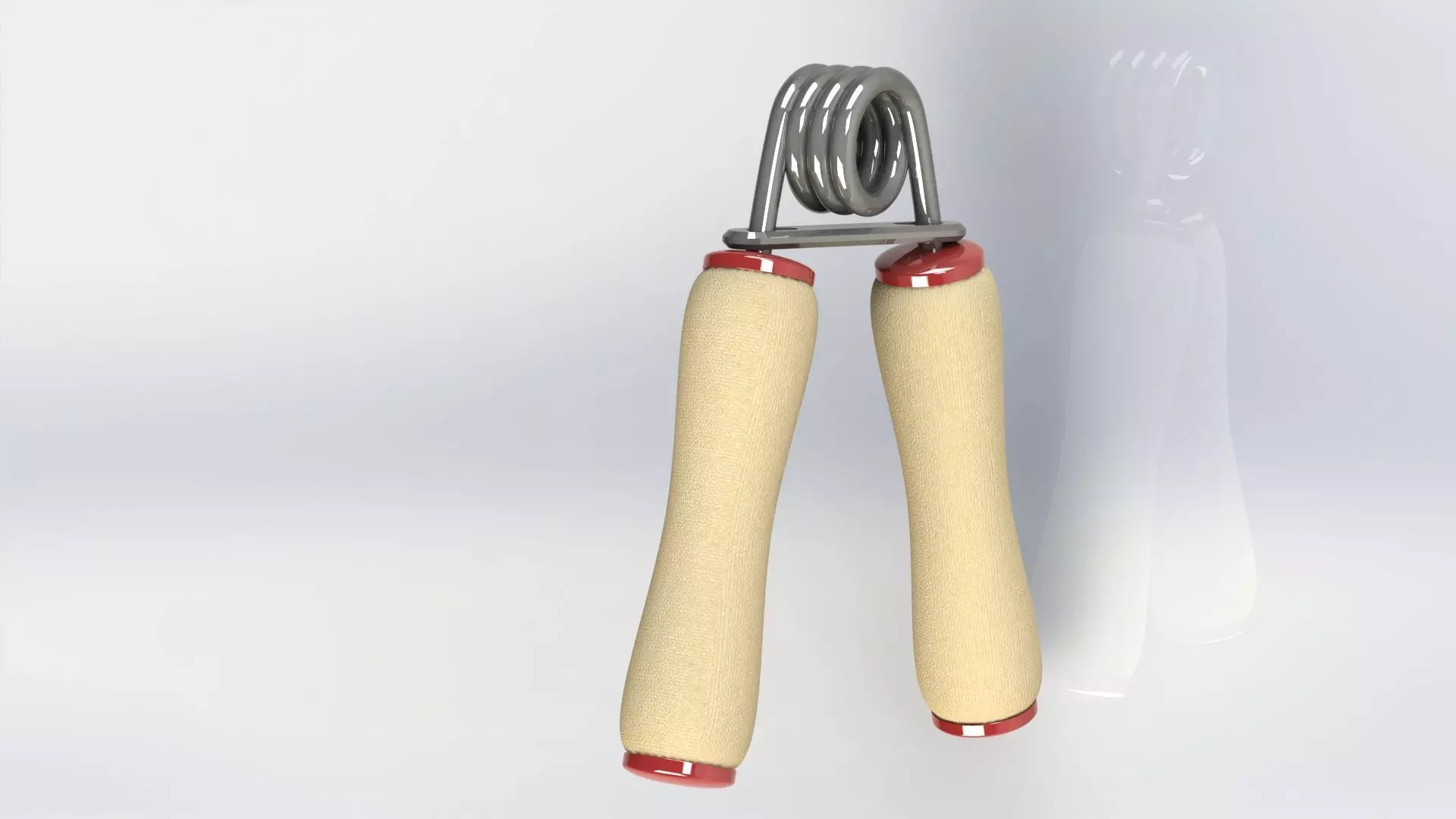 Spring Hand - SolidWorks Free 3D model
