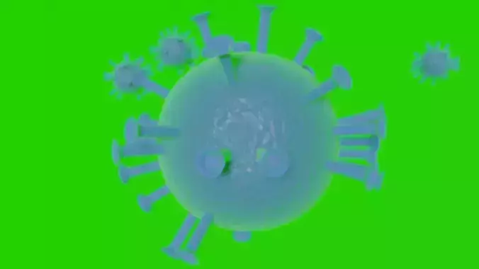 Corona Virus Model in Blender