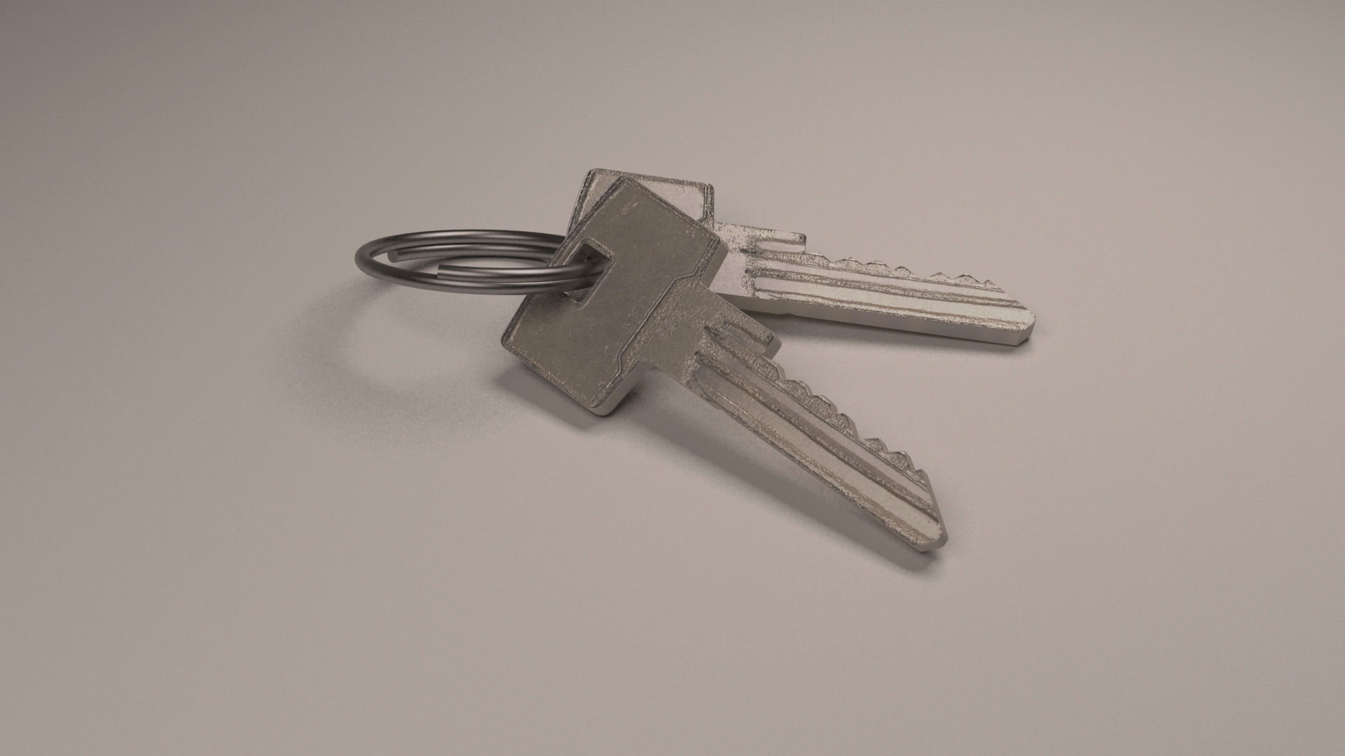 Bunch of Keys 3D model_1