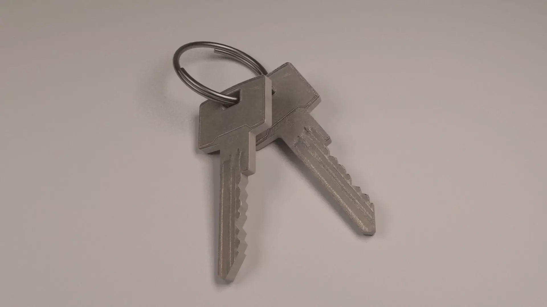 Bunch of Keys 3D model_0