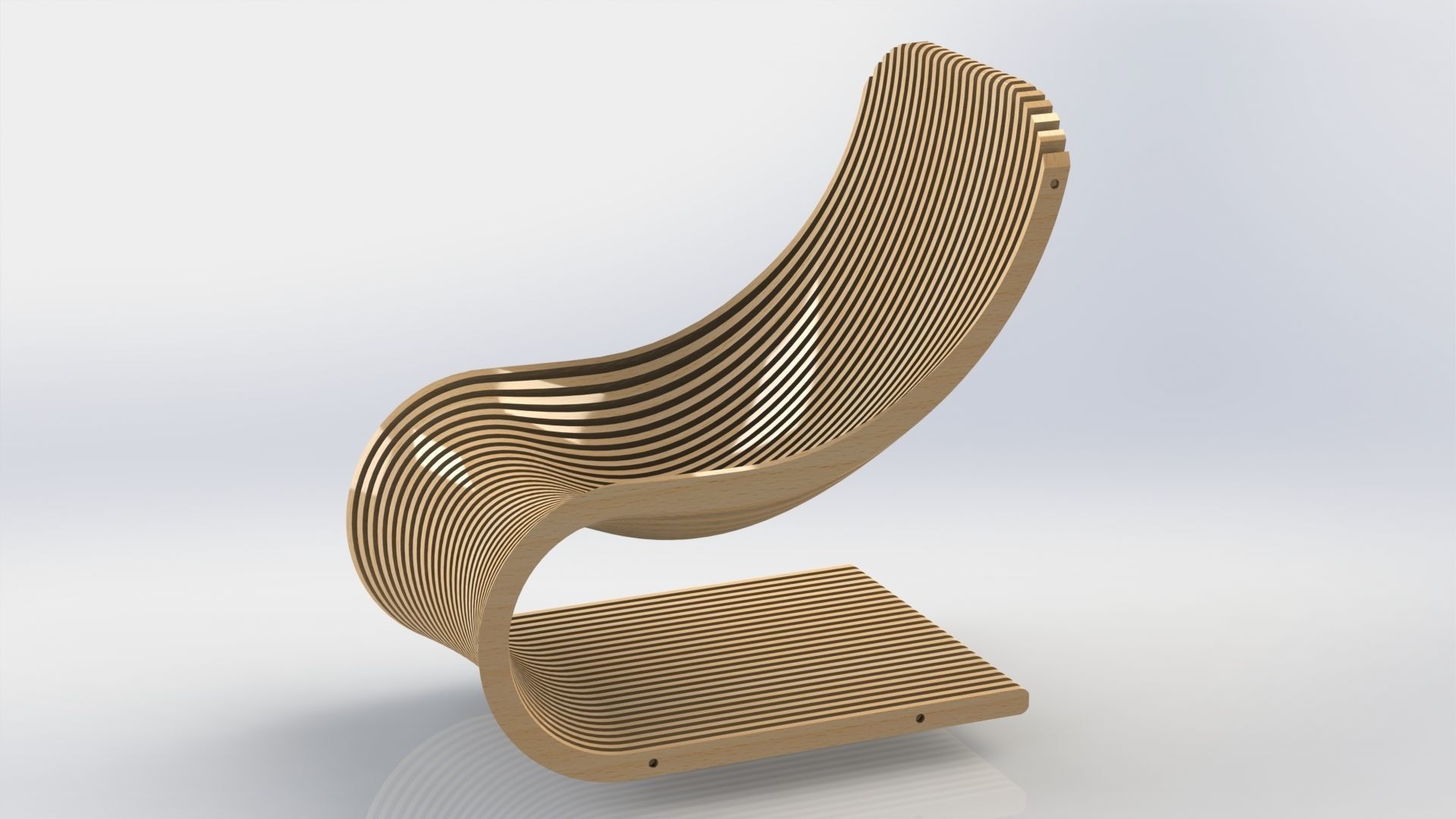 Parametric Chair 3D model_6