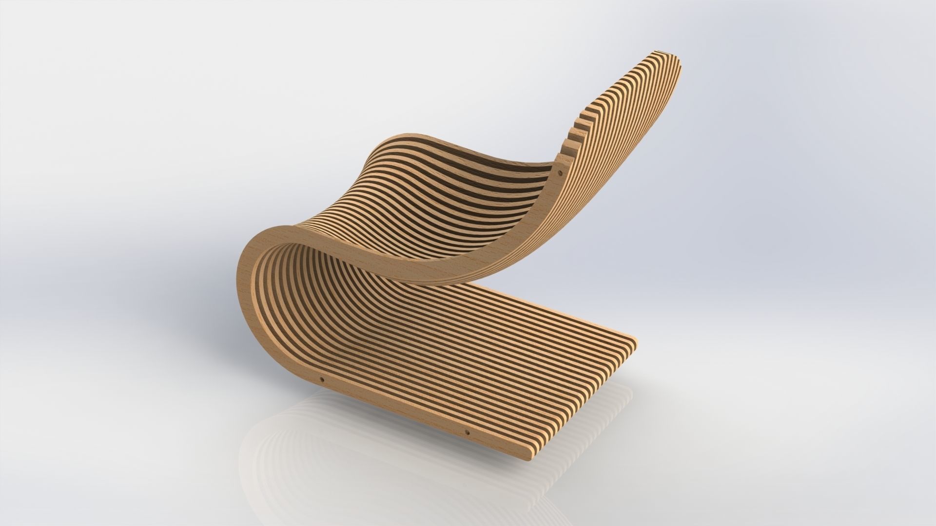 Parametric Chair 3D model_4