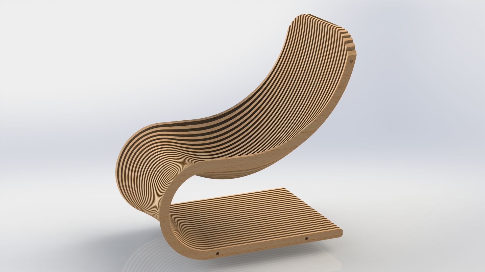 Parametric Chair 3D model_5