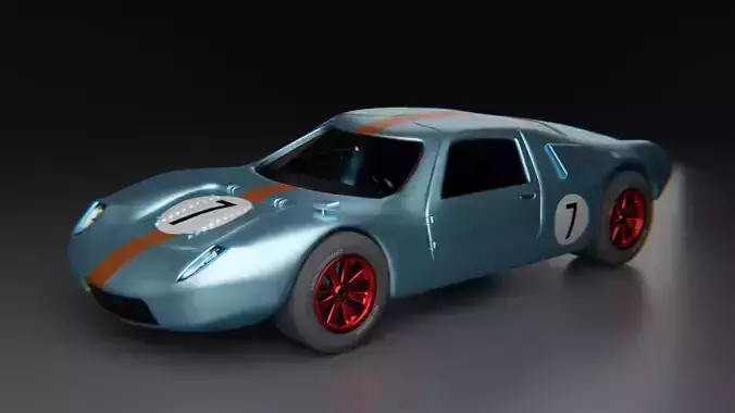 Vintage Racer - Game ready car