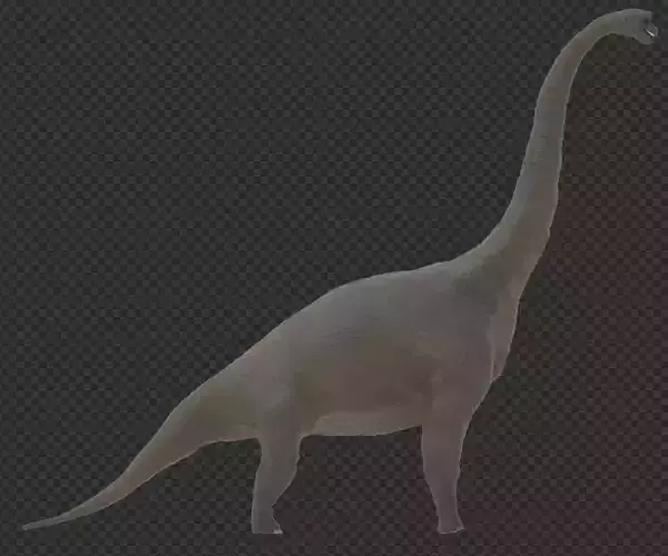 Brachiosaurus dinosaur Low-poly 3D model